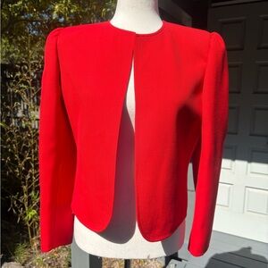 Agnona Red Bolera Jacket